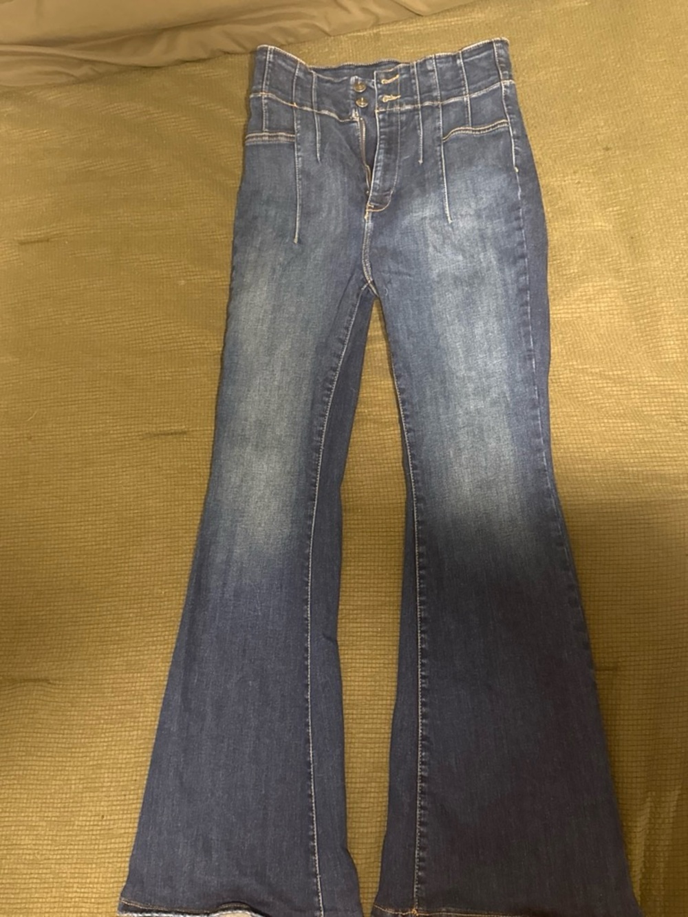 We The Free Free People Seamed Flare Jeans Size 31